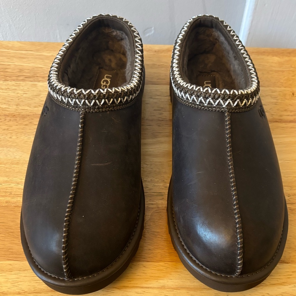 Men’s Tasman UGG Men's Dark Brown Slip-On Loafers